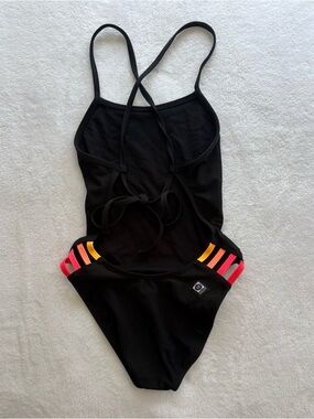 JOLYN Gavin 2 Black One Piece Swimsuit. size 28